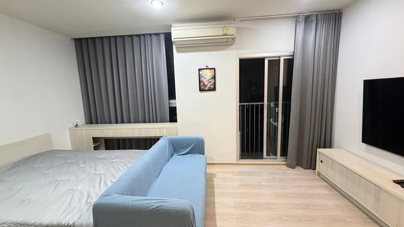 bedroom of Noble Revolve Ratchada 1