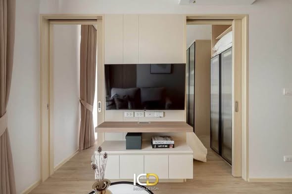 living room and bedroom and room interior of Noble State Sukhumvit 39