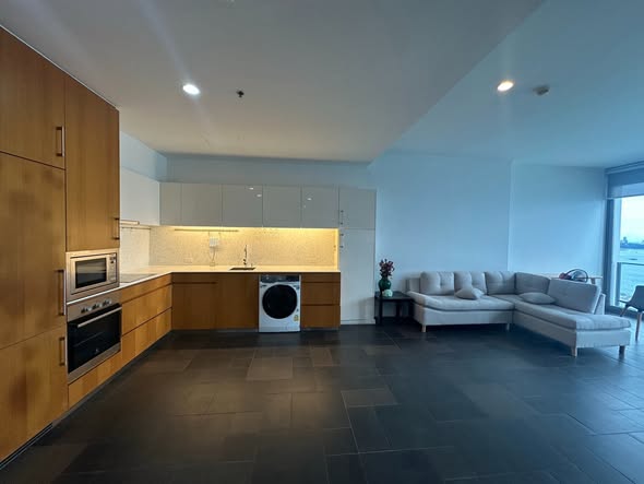 living room and kitchen of Northpoint Condominium