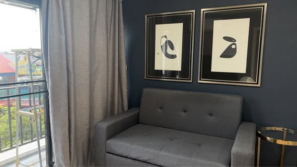 living room of Notting Hill Phahol – Kaset