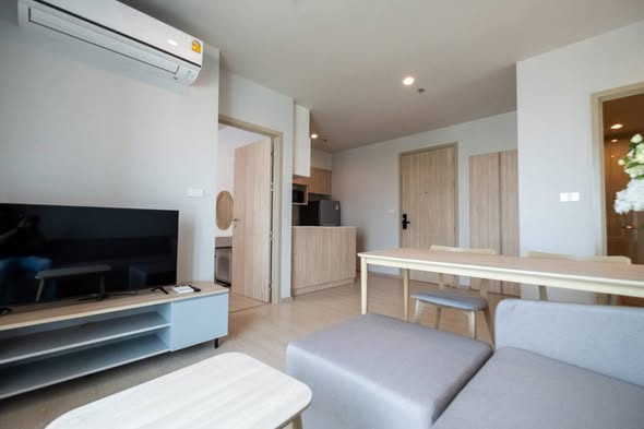 bedroom and living room of Nue Mega Plus Bangna