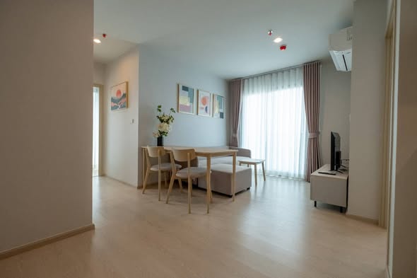 living room and bedroom of Nue Mega Plus Bangna