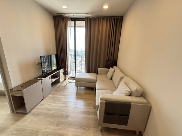 bedroom and living room of Oka Haus