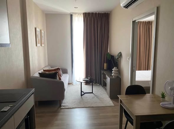 bedroom and living room of Oka Haus
