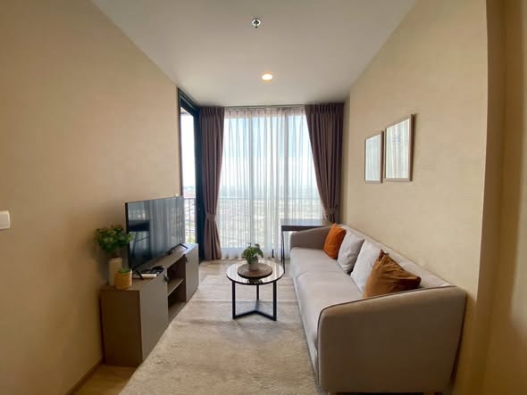 bedroom and living room of Oka Haus