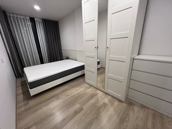 bedroom and room interior of Oka Haus