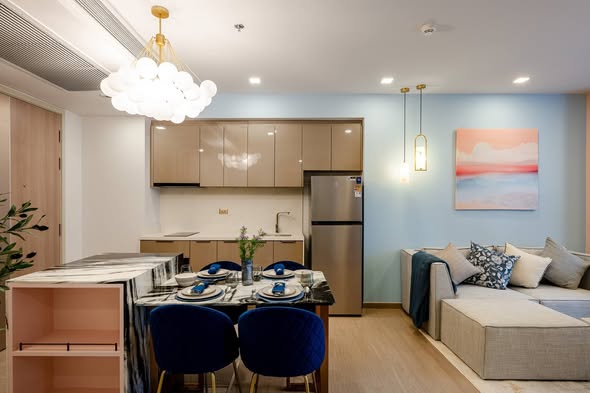 living room of One9Five Asoke – Rama 9
