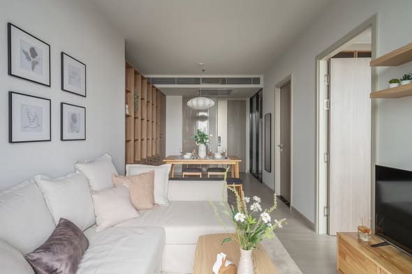 living room of One9Five Asoke – Rama 9