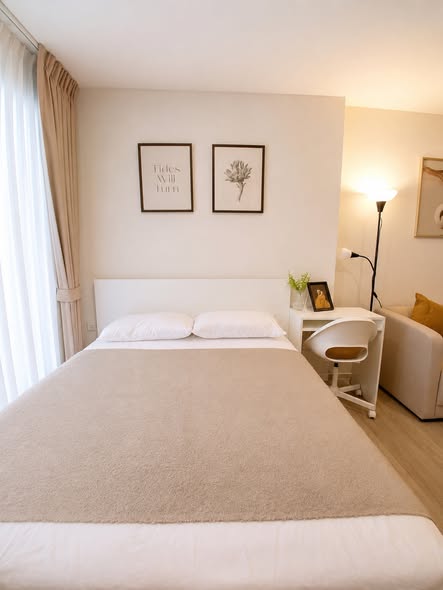 bedroom of Origin Plug&Play Ramkhamhaeng Triple Station