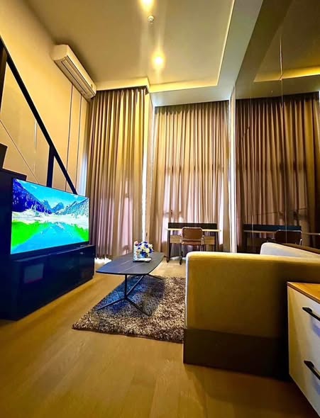 bedroom and living room and room interior of Park Origin Chula-Sam Yan