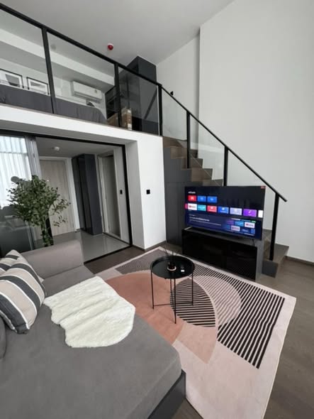 living room of Park Origin Chula-Sam Yan