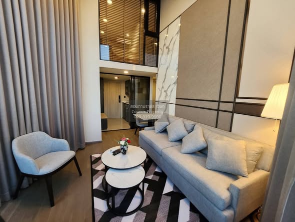 living room of Park Origin Chula-Sam Yan