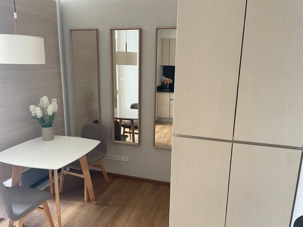 room interior and bathroom of Park Origin Phrom Phong
