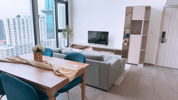 living room of Park Origin Ratchathewi