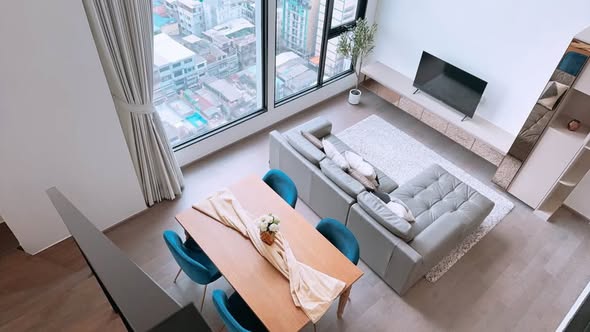 living room of Park Origin Ratchathewi