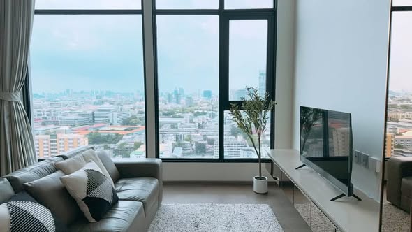 living room of Park Origin Ratchathewi