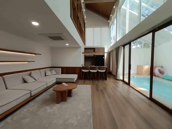 living room and room interior of Passorn Prestige Jatuchot-Watcharaphon