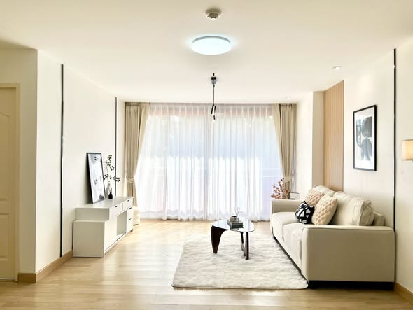 bedroom and living room and room interior of Prima Srinagarindra Condo