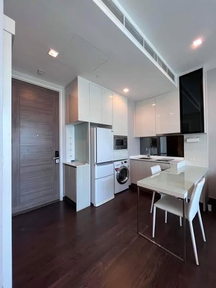 room interior and kitchen of Q Asoke