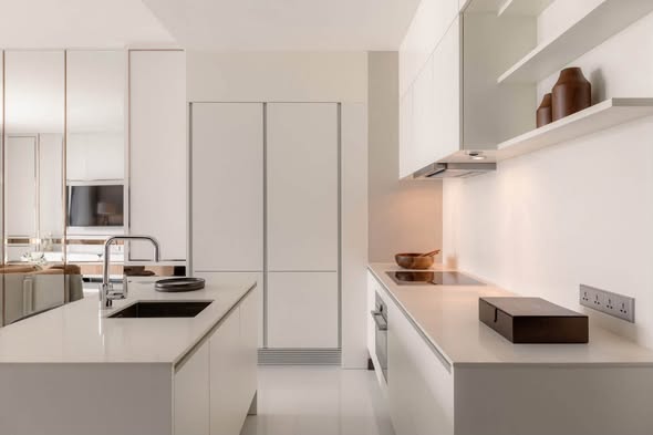 kitchen of Q1 Sukhumvit Condo by Q House