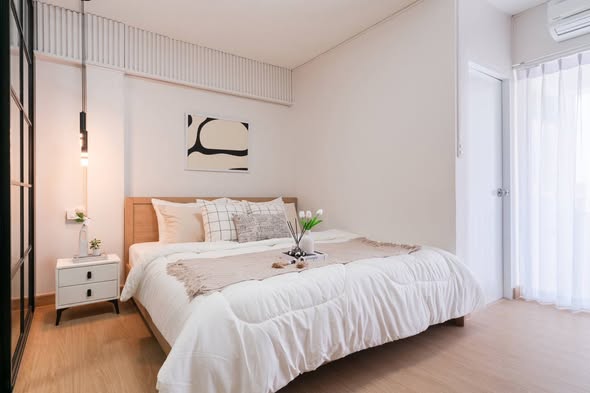 bedroom of Ratchada Resort Condo