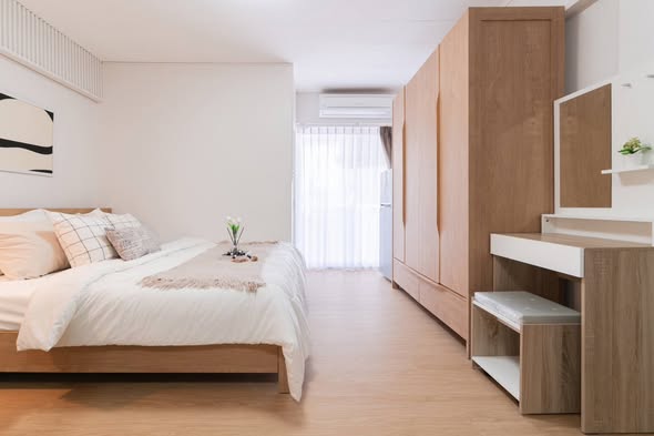 bedroom of Ratchada Resort Condo