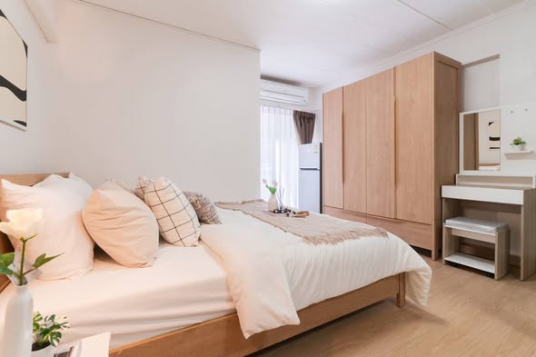 bedroom of Ratchada Resort Condo