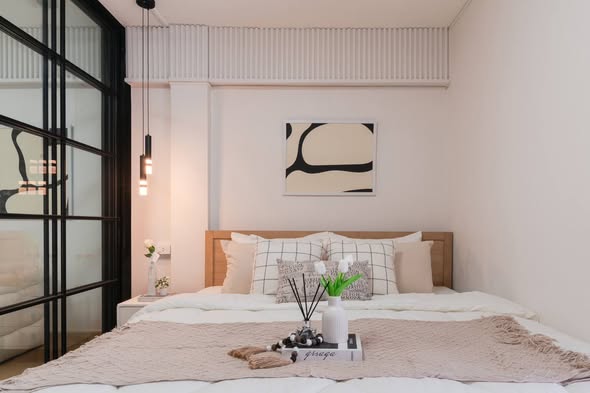 bedroom of Ratchada Resort Condo