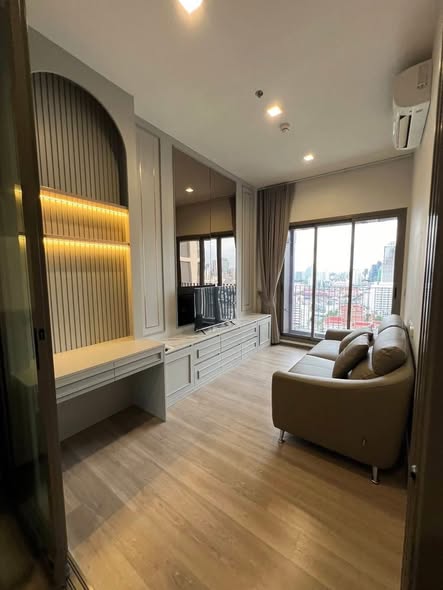 living room and bedroom and room interior of Rhythm Charoenkrung Pavillion