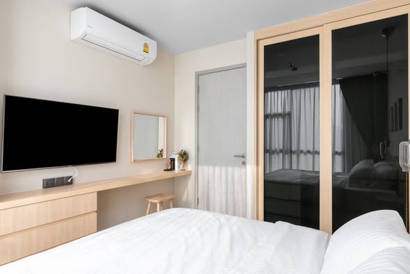 bedroom and room interior of RHYTHM Ekkamai
