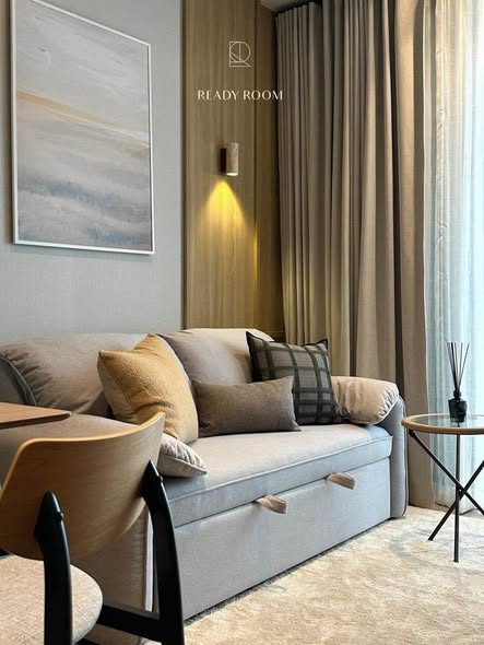 bedroom and living room of Rhythm Ekkamai Estate