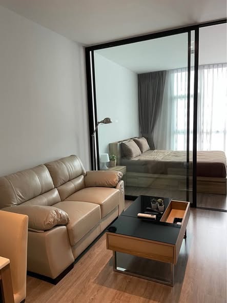living room and bedroom and room interior of RHYTHM Ekkamai
