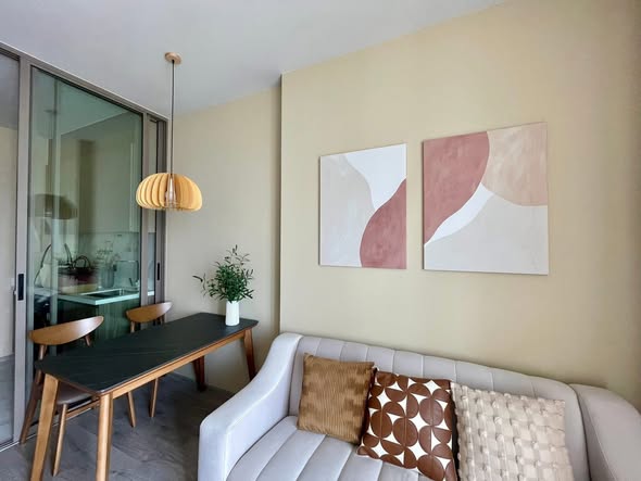 living room and room interior of RHYTHM Ekkamai