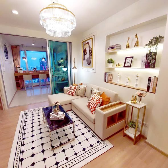 living room of RHYTHM Phahon-Ari