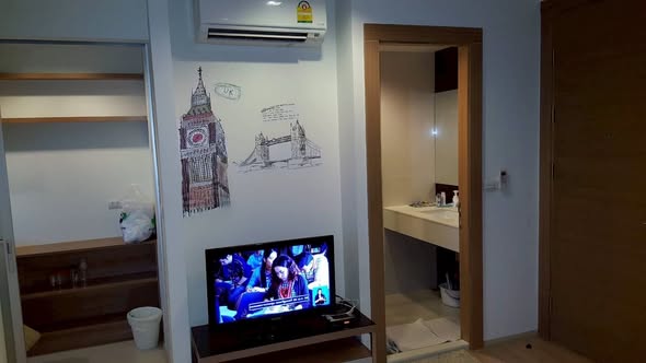 bedroom of RHYTHM Ratchada-Huaykwang