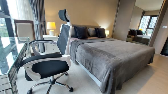 bedroom of Rhythm Sukhumvit 36-38