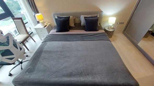 bedroom of Rhythm Sukhumvit 36-38