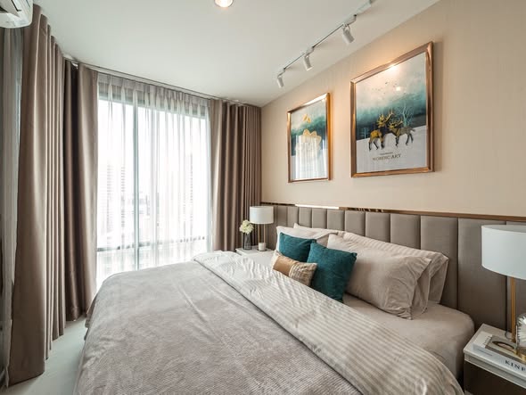 bedroom of Rhythm Sukhumvit 42