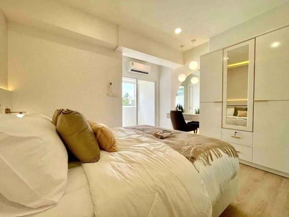 bedroom of Ruankam Tower นิติบุคคลอาคารชุดเรือนคำทาวเวอร์
