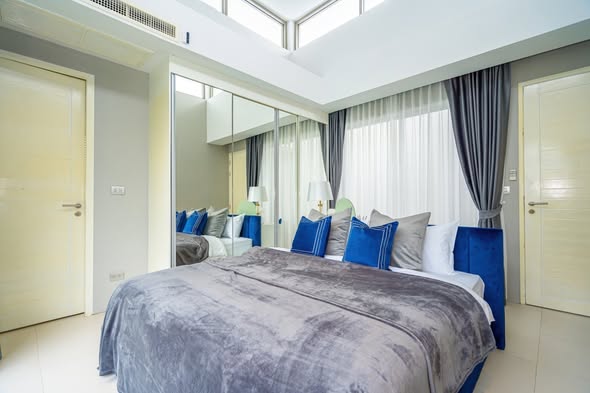 bedroom and room interior of Seastone Private Pool Villas