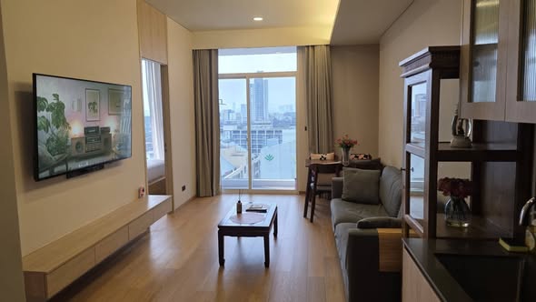 living room of Siamese Exclusive Sukhumvit 42