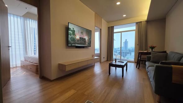 living room and room interior of Siamese Exclusive Sukhumvit 42