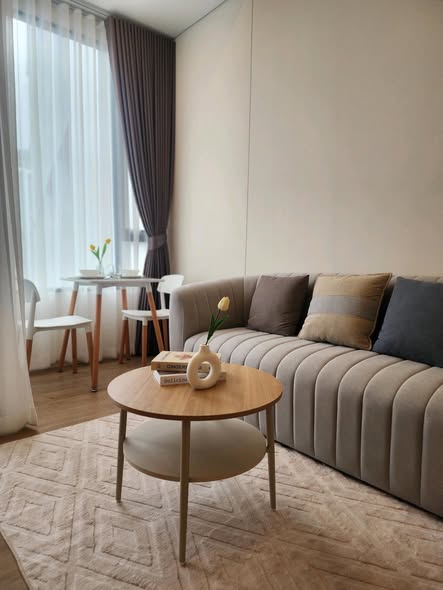 living room and bedroom of SIAMESE RAMA9 SITE OFFICE