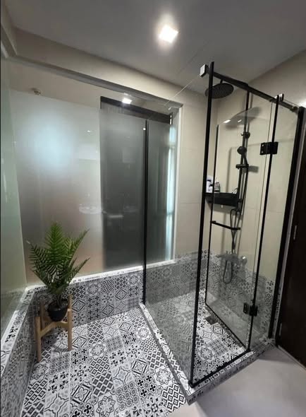 room interior and bathroom of Sky Walk Residences