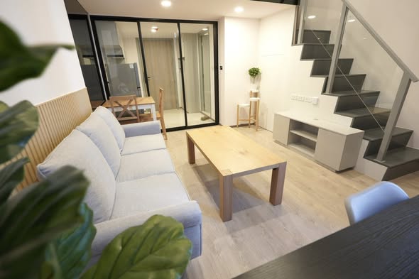 living room and room interior of SOHO​ BANGKOK​ RATCHADA​