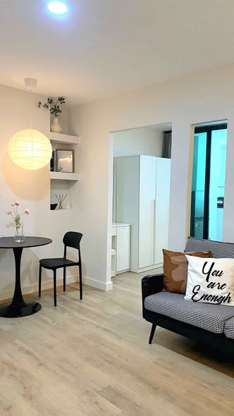living room of SR Condominium