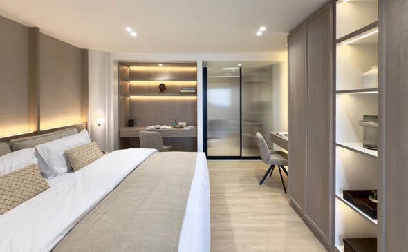 bedroom of Sritana Condominium 2