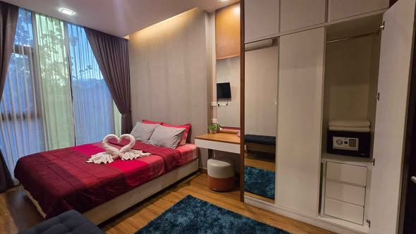 bedroom of Stylish Condominium