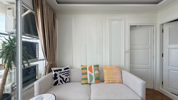 living room and bedroom of Sukhumvit Park