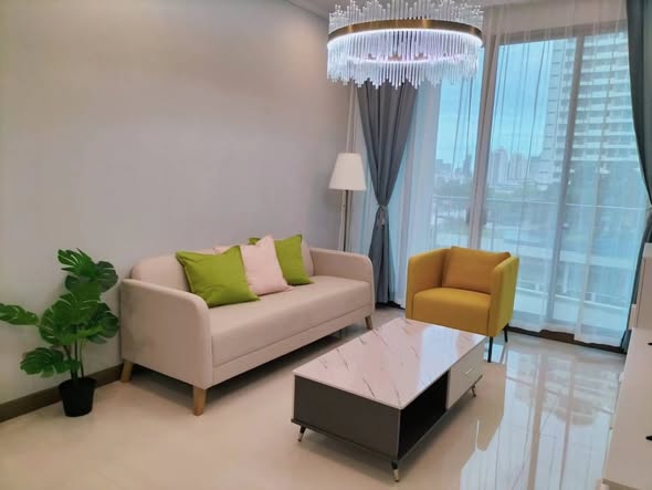 living room of Supalai Oriental Sukhumvit 39